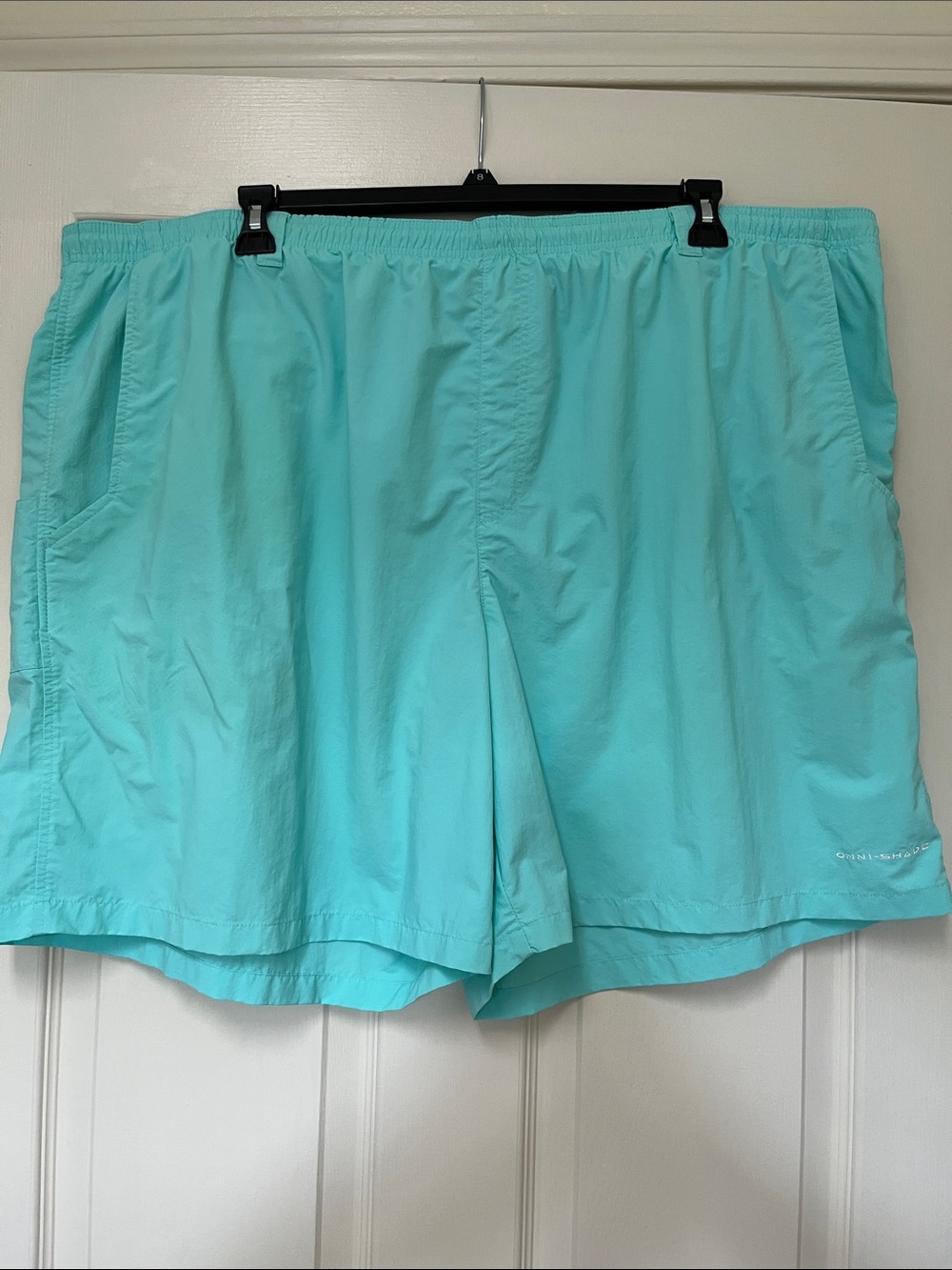 Columbia Light Aqua PFG Performance Shorts
